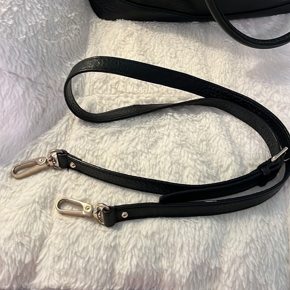 Kate Spade black leather purse. Good used condition. 15” x 11”. - Picture 7 of 11